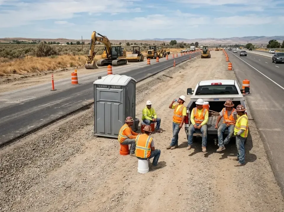 highway-road-construction-crew-007 — frequently asked questions, Porta Potty and Restroom Rentals in Day Valley, CA